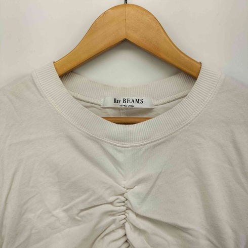 レイビームス Ray BEAMS 24SS ギャザー フロント ノースリーブ カットソー レディース